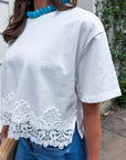 Coconut Kiss Lace Top