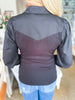 Urban Frontier Mixed Media Top