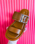 Summer Sun Strap Sandals- Tan