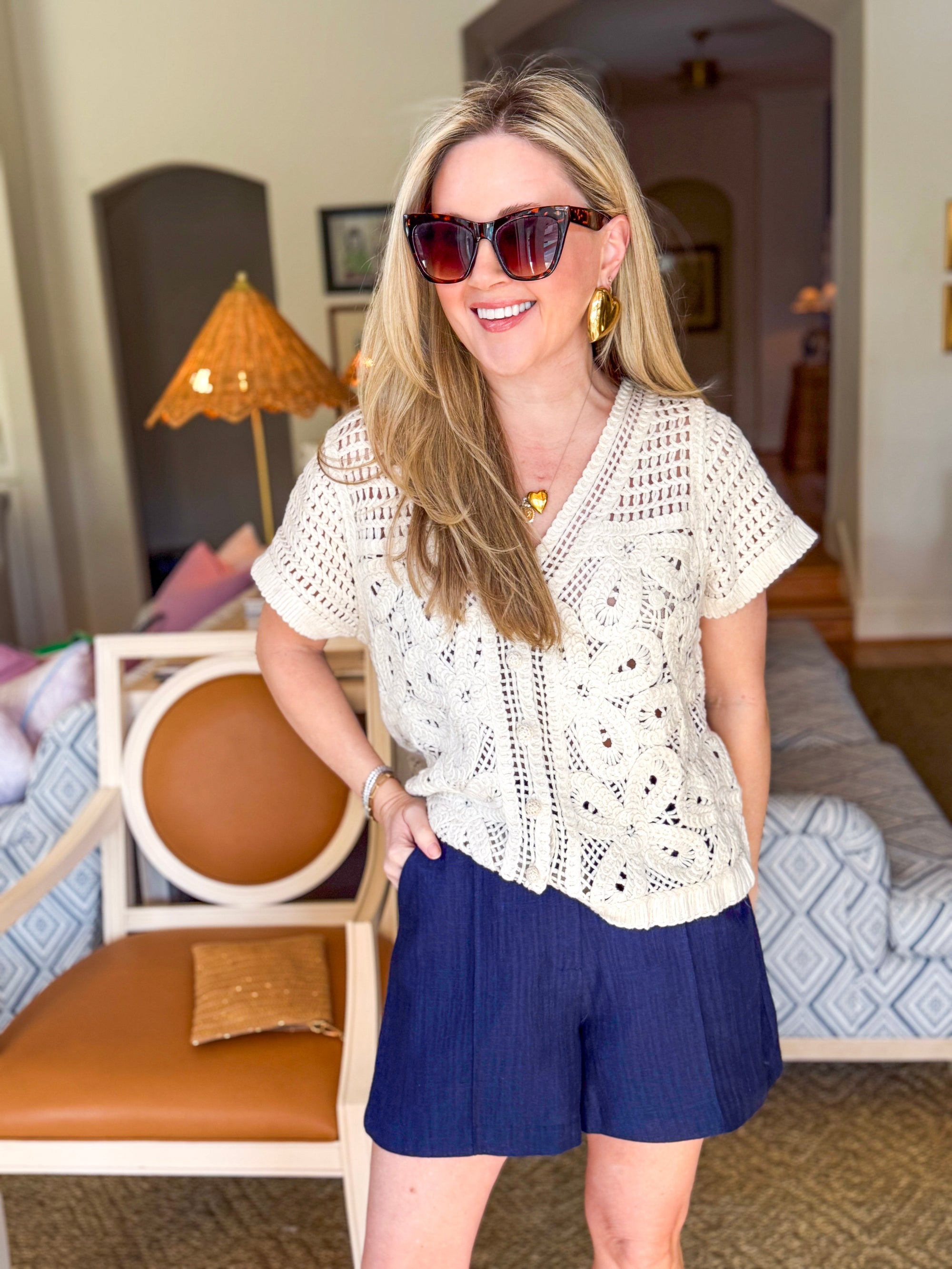 Sunpetal Crochet Top