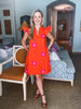Mid Century Starburst Mini Dress