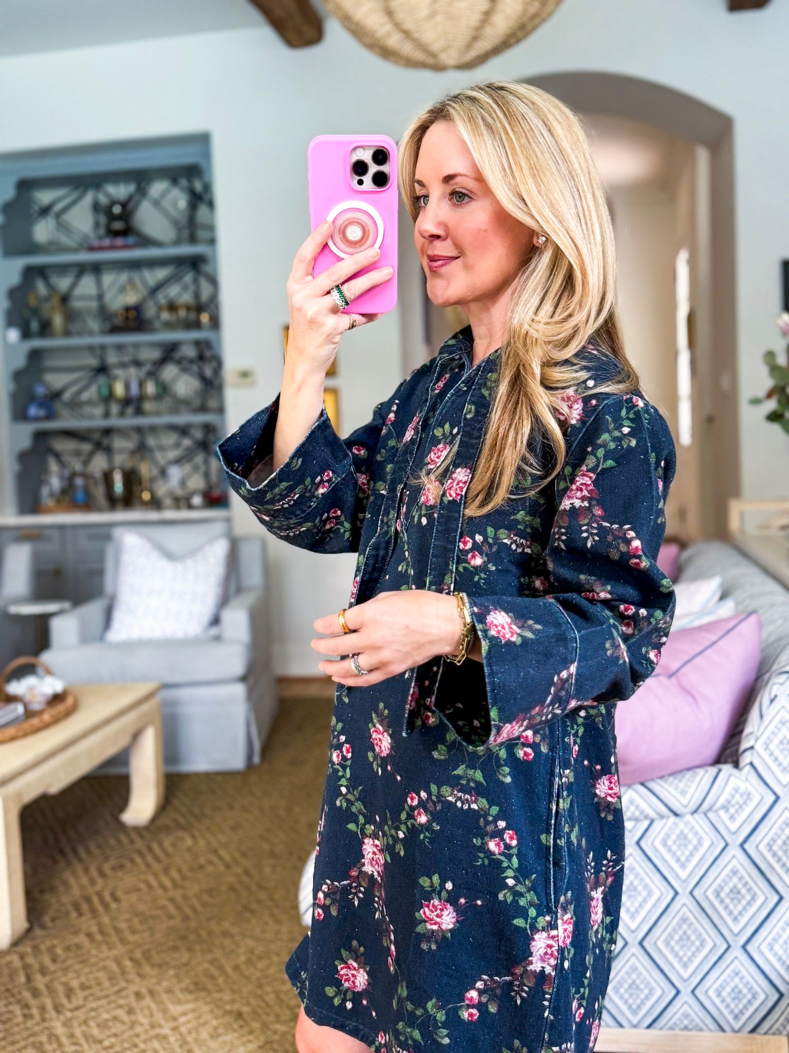 Country Fields Floral Mini Dress