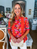 Sienna Florals Button Down Top
