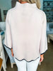Go With the Flow Knit Top-Blush/Black