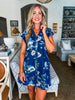 Floral Frolic Denim Mini Dress