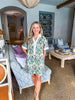 Muted Gardens Floral Mini Dress