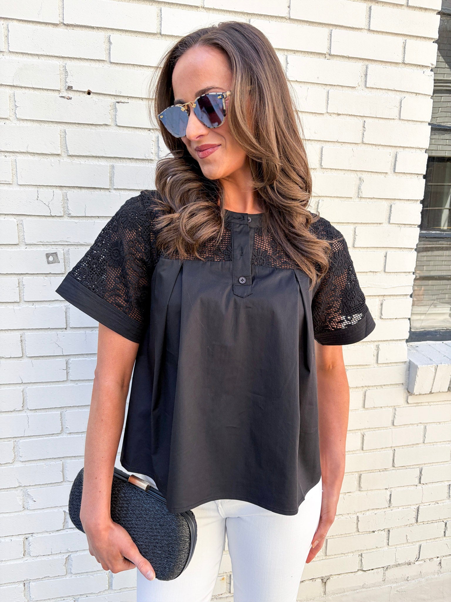 Soft Serenity Top-Black