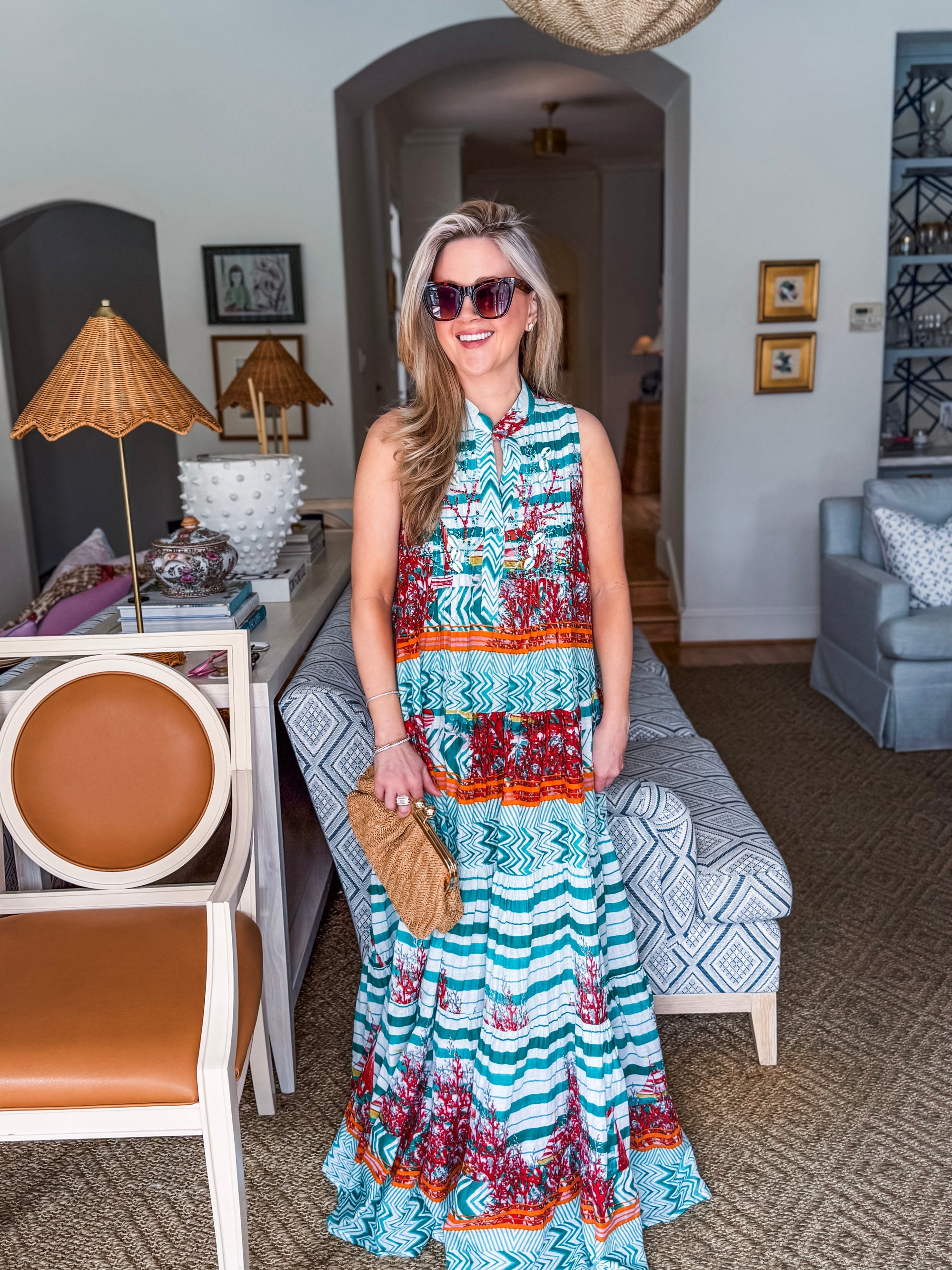 Crystal Waters Maxi Dress