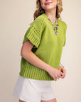 Woodland Charm Sweater-Olive