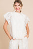 Moon Light Lace Top- Ivory