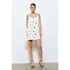 Something Special Embellished Mini Dress-Cream