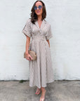 Matilda Stripe Midi Dress