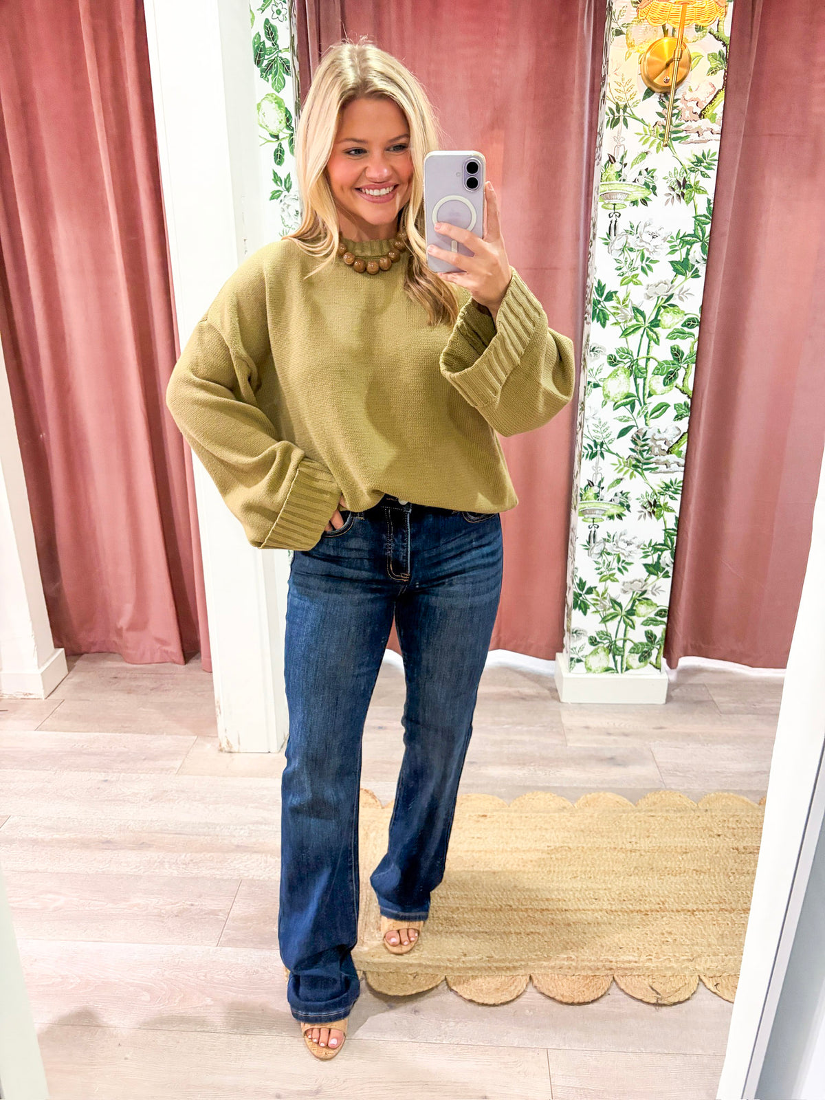 Comfort Zone Mid Rise Bootcut Jeans
