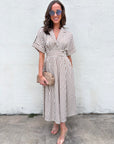 Matilda Stripe Midi Dress