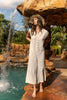 Breeze Around Cotton Gauze Jumpsuit- Cream