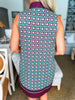Bringing Mod Floral Mini Dress