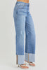 Cuff It High Rise Jeans- Medium