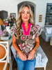 Paisley Perk Print Top