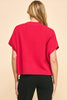 Bring it Back Sweater Top- Fuchsia