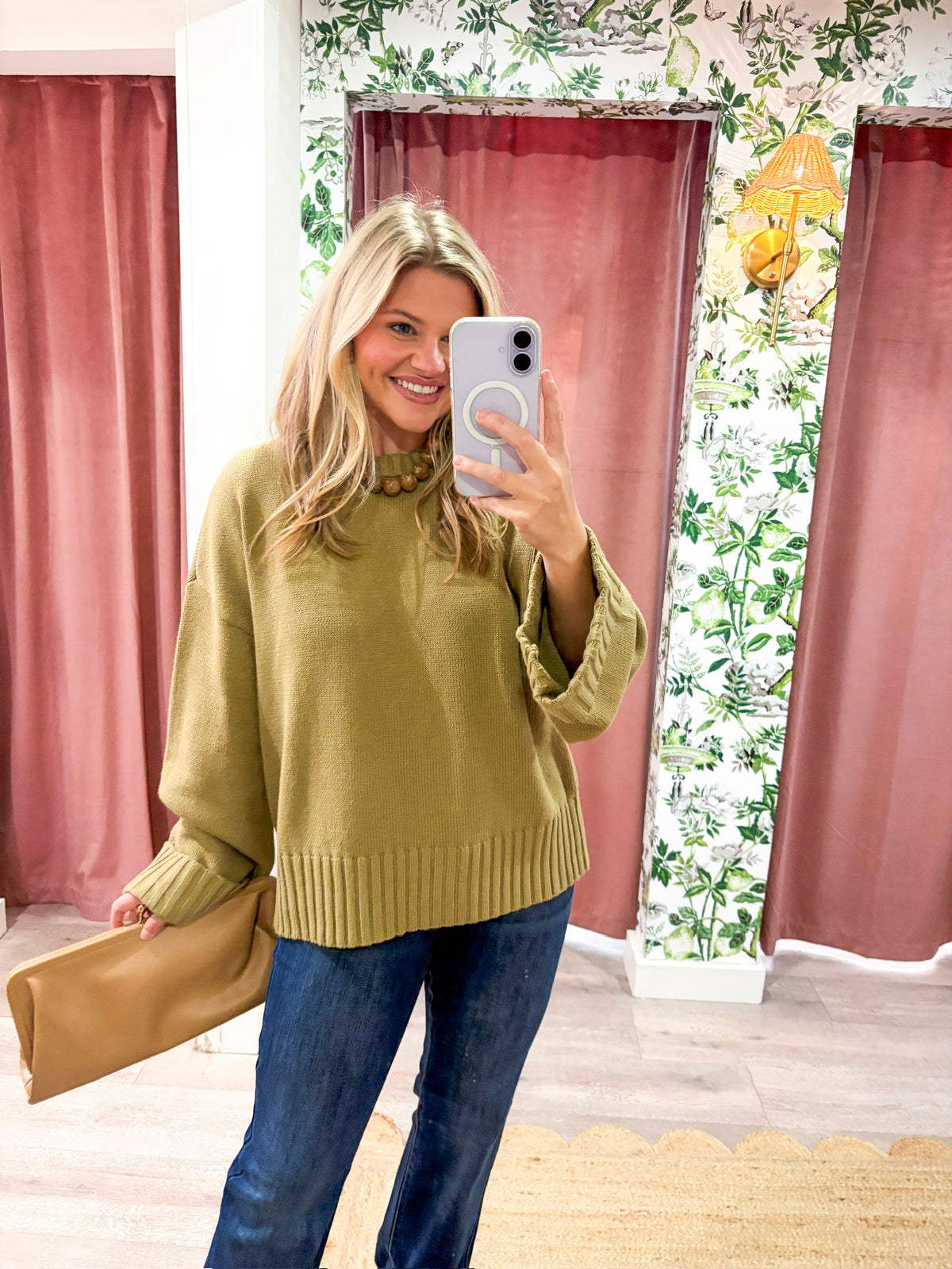 Unhurried Oversized Sweater-Lime Green