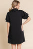 Tennis Time Dress- Black