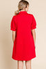 Tennis Time Dress- Red