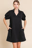 Tennis Time Dress- Black