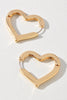 Heart Earrings- Gold