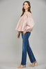 Orchard Picnic Lace Top-Mauve