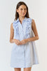 Sweet Ruffles Shirt Dress