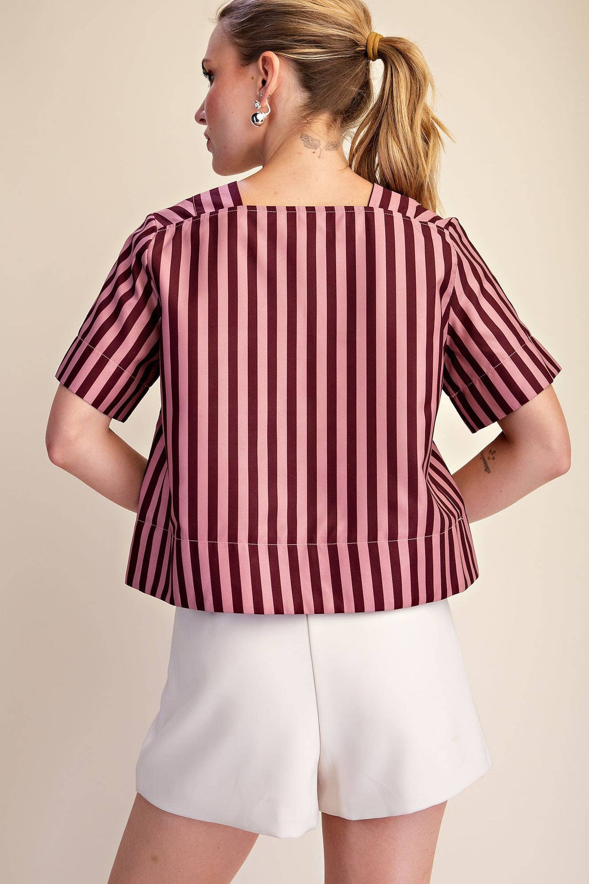 Helena Stripe Top