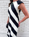 The Classic Stripes Maxi Dress