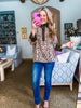 Paisley Days Top-Taupe
