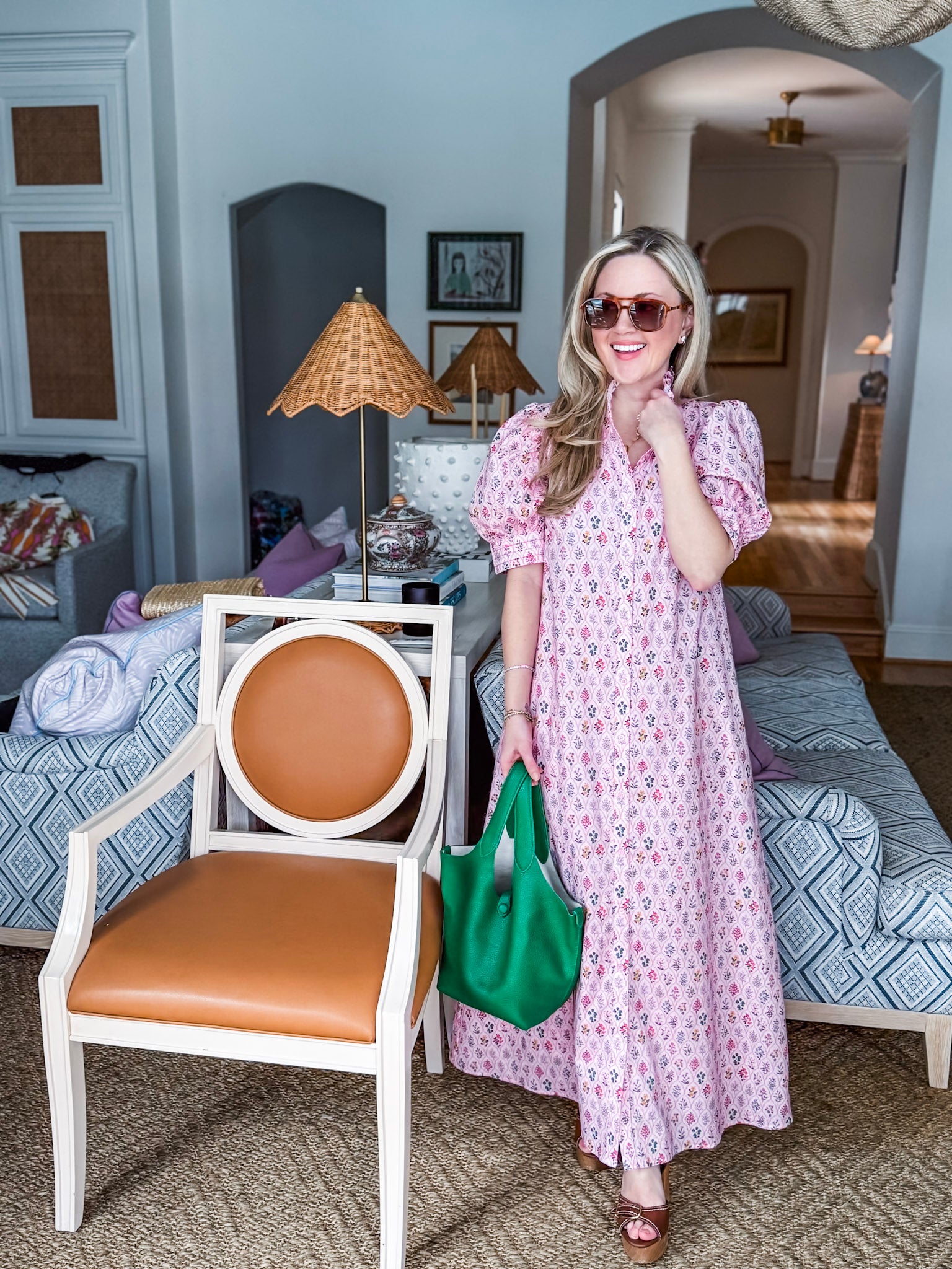 Soft Florals Maxi Dress