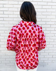 Soft Sunset Polka Dot Top