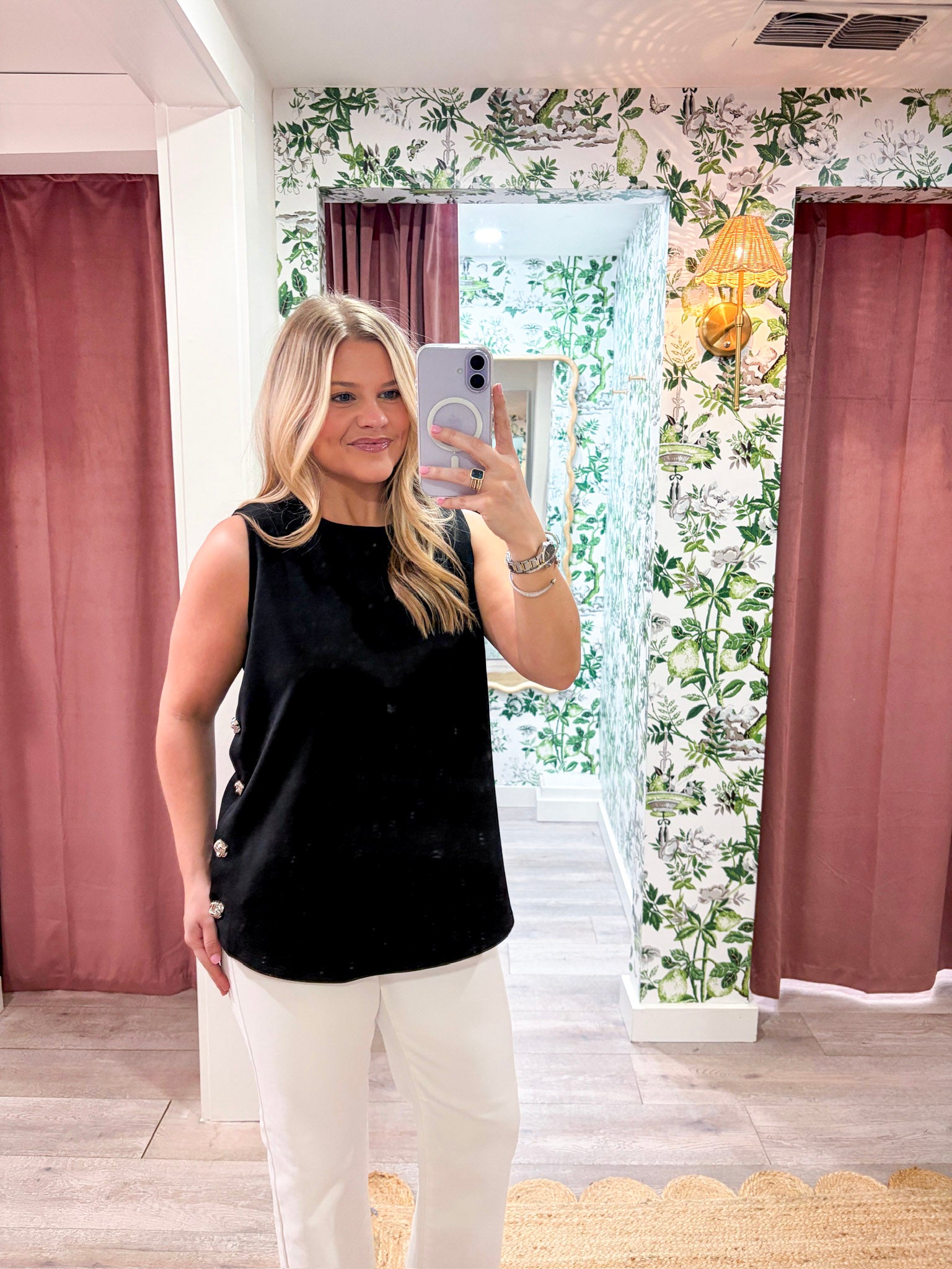 Iris Side Button Tunic