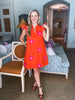 Mid Century Starburst Mini Dress