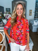 Sienna Florals Button Down Top