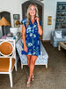 Floral Frolic Denim Mini Dress