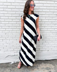 The Classic Stripes Maxi Dress