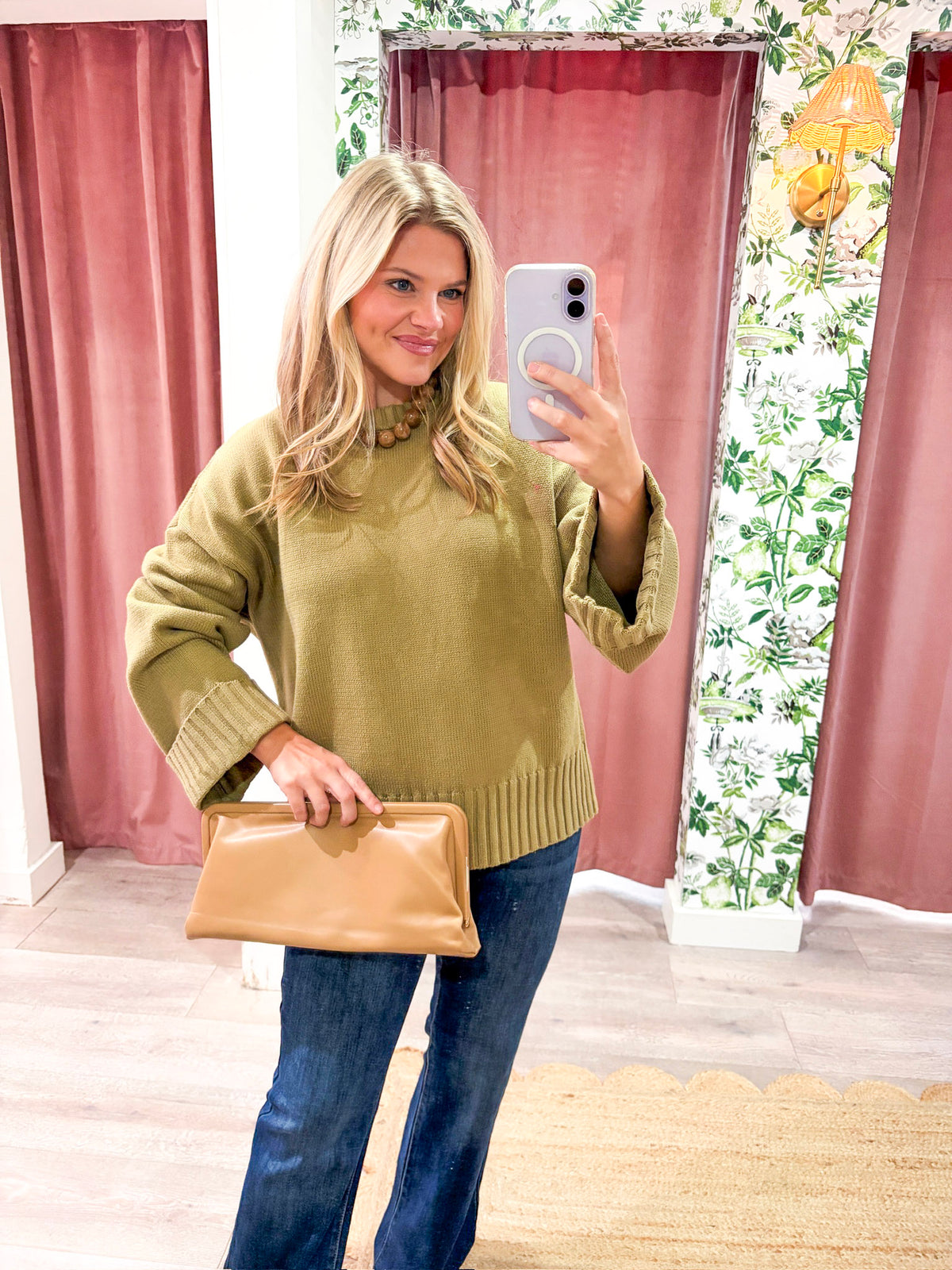 Unhurried Oversized Sweater-Lime Green