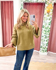 Unhurried Oversized Sweater-Lime Green