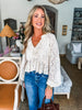 Romantic Wishes Ruffle Lace Top