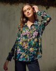 Midnight Garden Floral Top