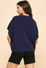 Bring it Back Sweater Top- Navy