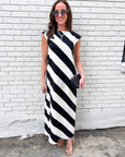 The Classic Stripes Maxi Dress