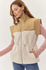 Fleece Tariet Vest- Ivory