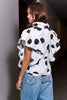 Spot On Polka Dot Top- Ivory Black