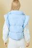 Snow Sweet Puffer Vest- Light Blue