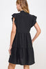 Casual Charm Dress- Black